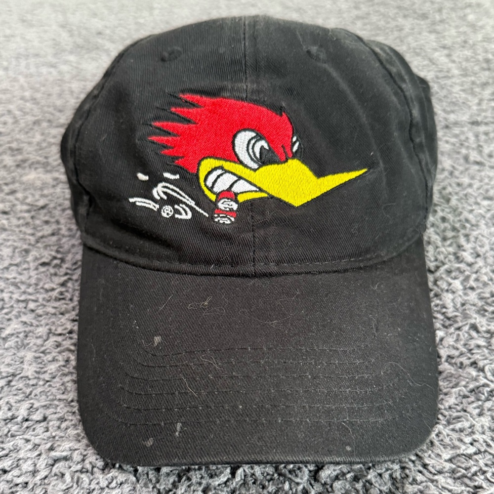 🔥90s Vintage Rare Clay Smith Cams Racing Hat Hot Rod Logo Black Dad Cap 1990s
